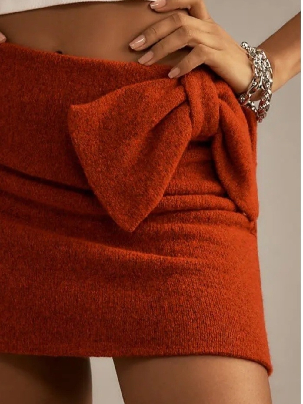 Tach Bdi Knit Mini Skirt